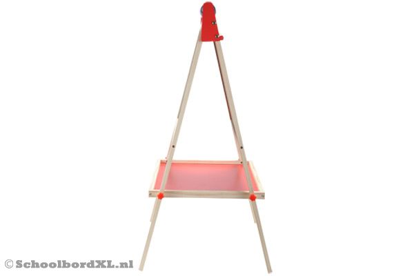 Inklapbaar en plankje voor schrijfgerei.