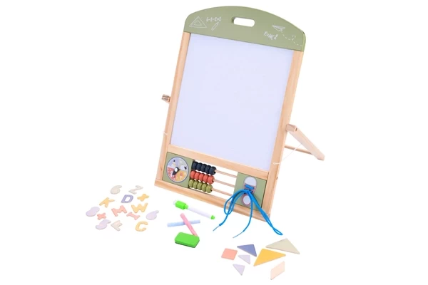 Een whiteboard aan de andere kant