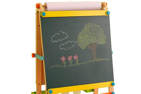 Voldoende ruimte voor je krijtwerk.