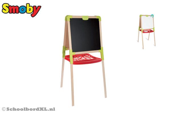 Hout groen schoolbord van Smoby.